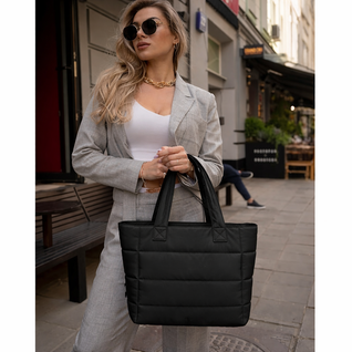 Cozy Puffer Winter Tote Bag