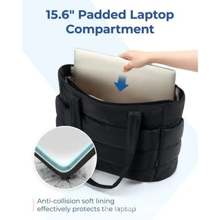 Cozy Puffer Winter Tote Bag