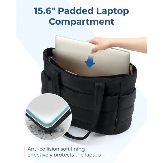 Cozy Puffer Winter Tote Bag